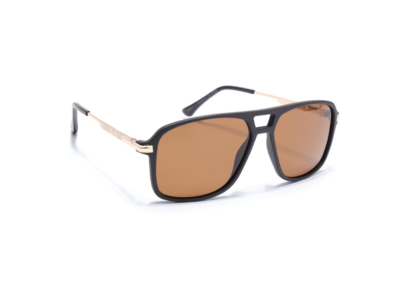 Wayfarer Polarized Sunglasses (Brown Lens | Dark Brown Frame - PMG5541) at 63% Off product view