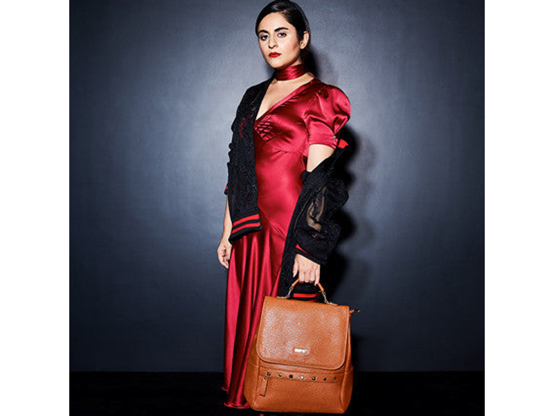 PERSE Orange Drizzle Fashion BackPack at 67% Off product view
