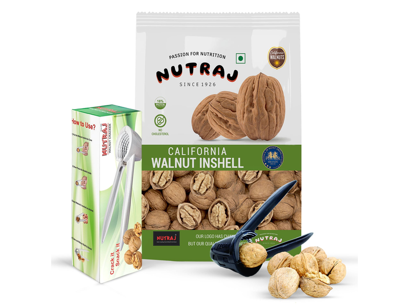 Nutraj California Walnut Inshell 500g with Nut Cracker at 30% Off product view