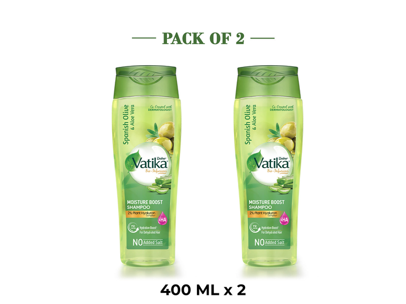 Dabur Vatika Bio Infusions Moisture Bomb shampoo 400ml at 30% Off product view
