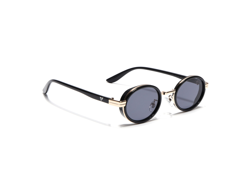 Vuro | Black Ovel Sunglasses | MG7349 at 63% Off product view