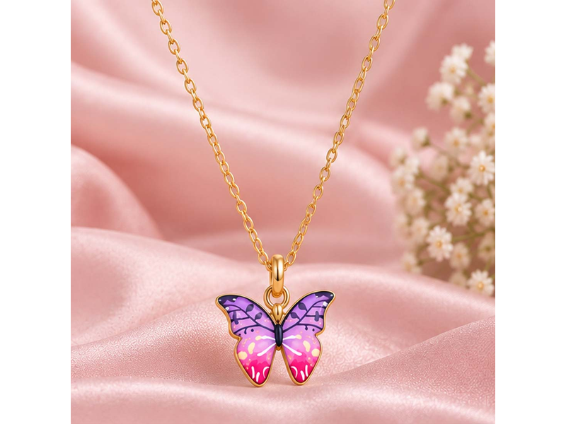 Purple Multi Butterfly Charm Pendant at 69% Off product view