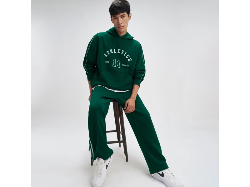 Oversized Hoodie and Sweatpants Co-ord Set Ivy Green at 11% Off product view