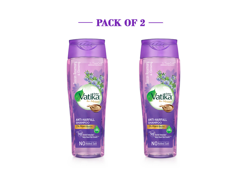 Dabur Vatika Bio Infusions Anti - Hairfall Shampoo 400ml at 30% Off product view