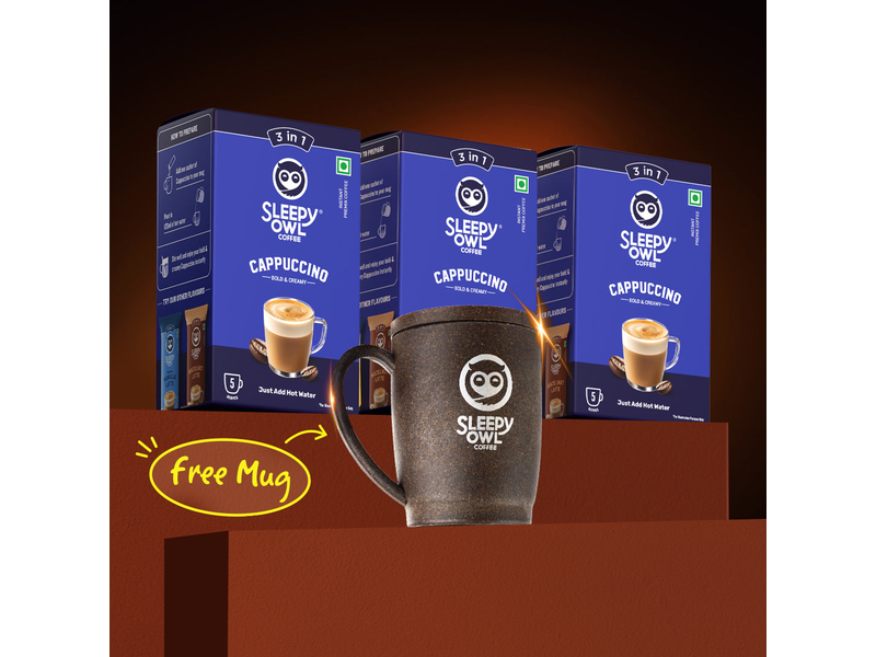 Cappuccino Premix Coffee + Free Mug at 40% Off product view