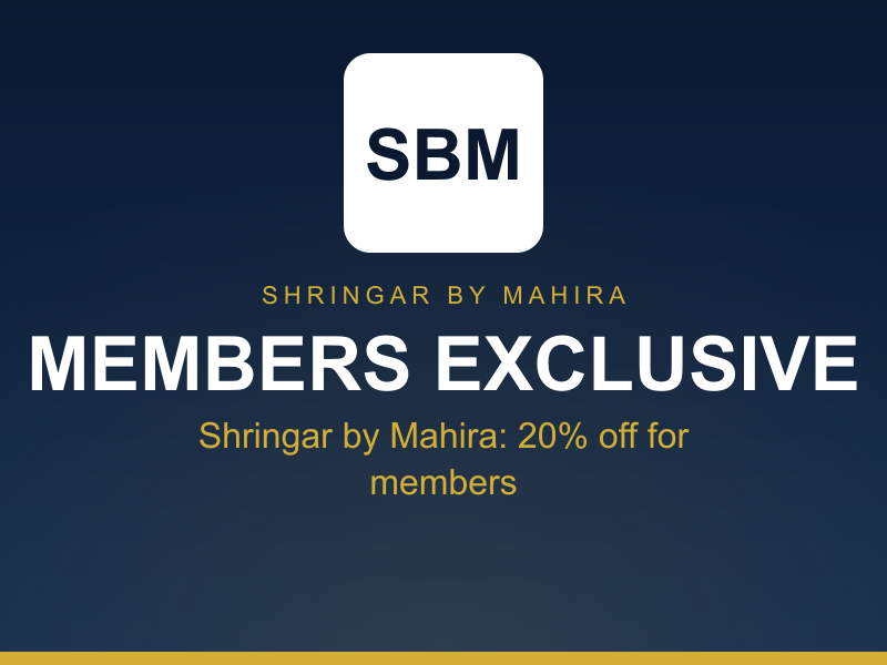 Shringar by Mahira: 20% off for members product view