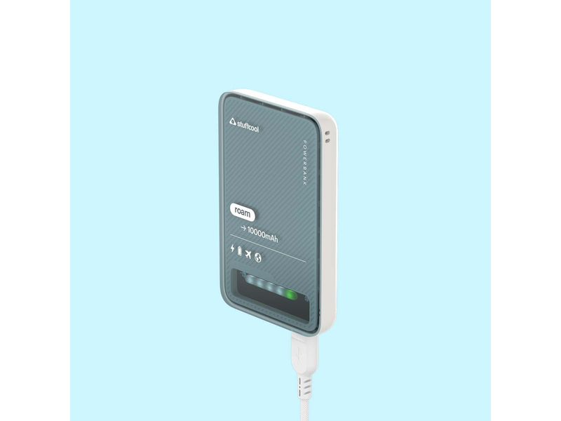 Roam 10000mAh Mini wired Powerbank with 20W Type C Output at 53% Off product view