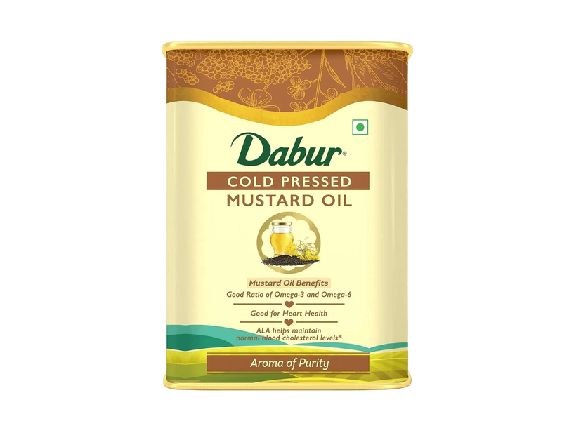 Dabur Cold Pressed Mustard Oil | Rich in Omega 3 | Pure & Flavorful Cooking Oil at 32% Off product view