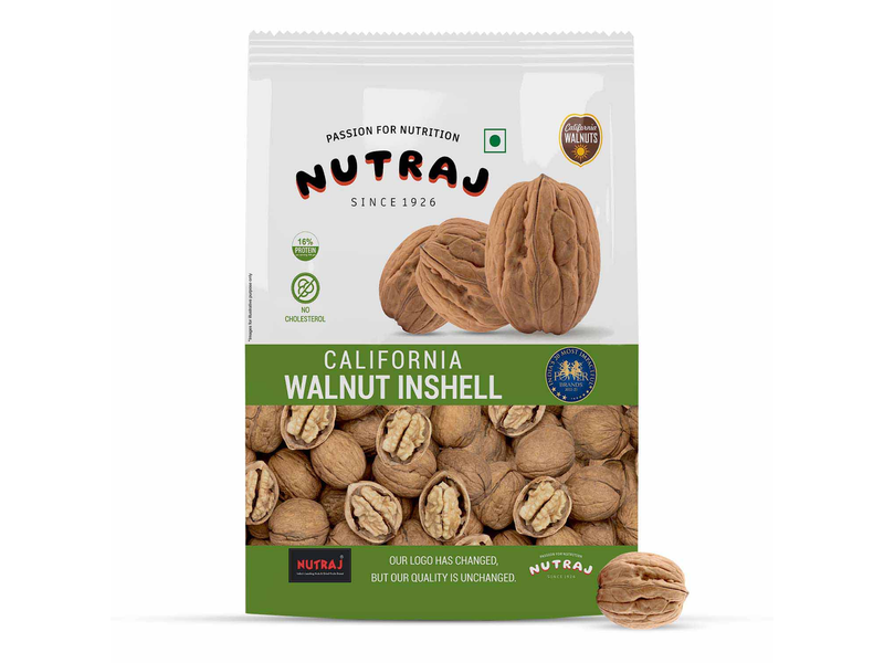 Nutraj California Walnut Inshell 500gm | Whole Nut at 16% Off product view