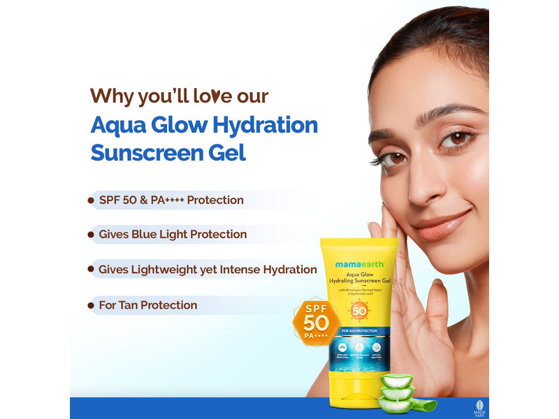 Aqua Glow Hydrating Sunscreen Gel Spf 50 product view