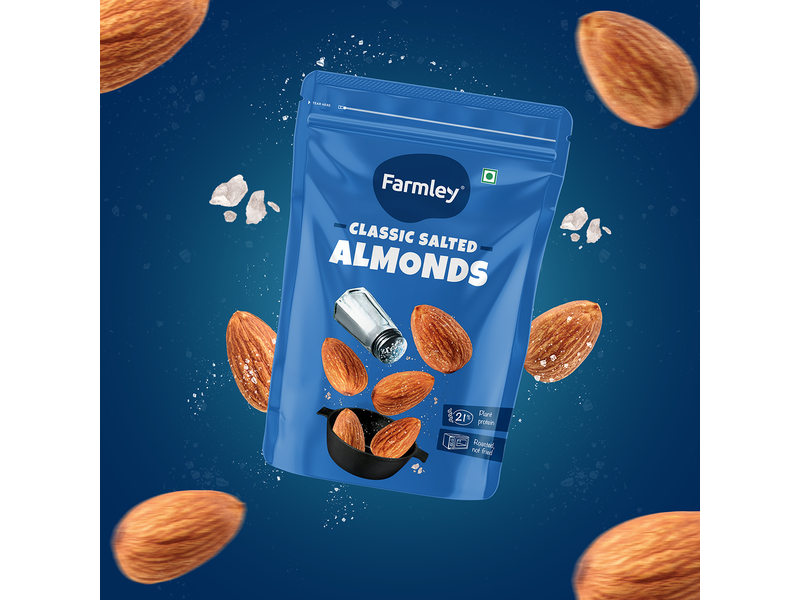 Classic Salted Almonds (200g) - Roasted, Not Fried at 16% Off product view