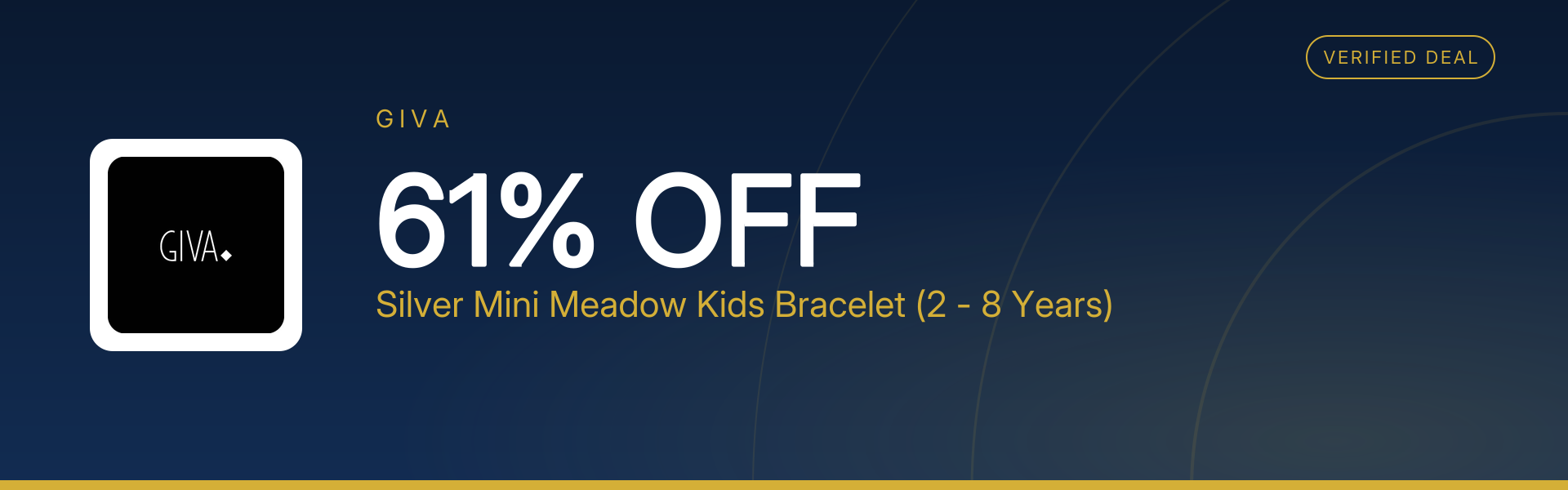 Silver Mini Meadow Kids Bracelet (2 - 8 Years) at 61% Off