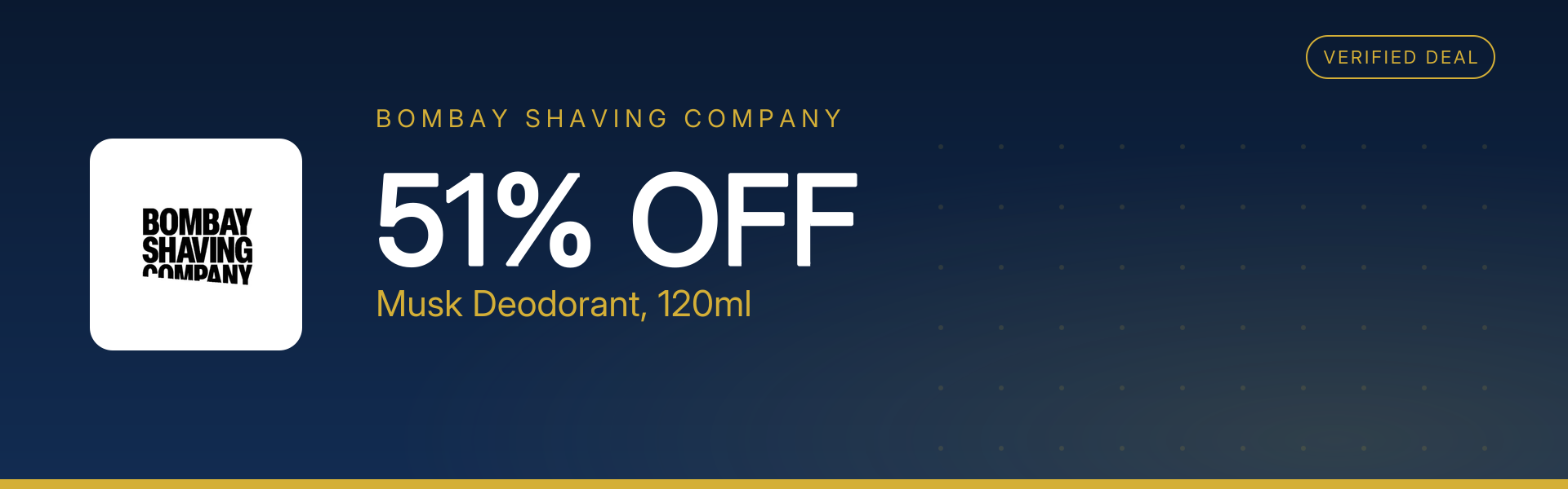 Musk Deodorant, 120ml at 51% Off