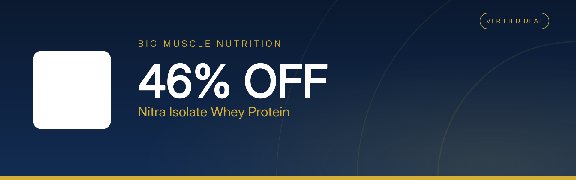 Nitra Isolate Whey Protein at 46% Off
