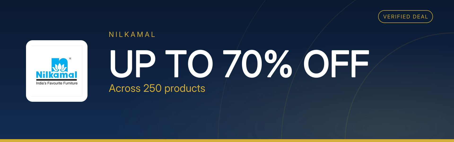 Up to 70% Off at Nilkamal