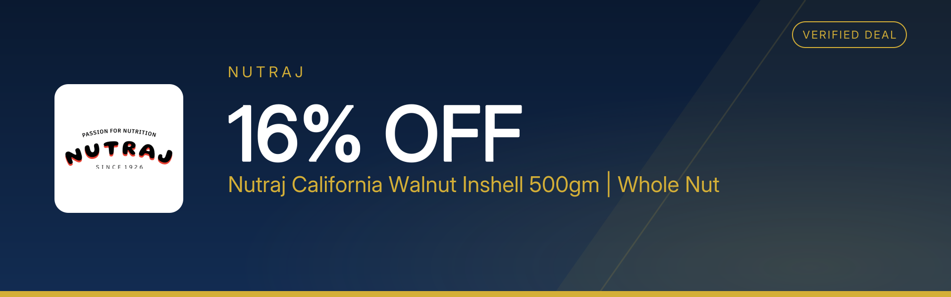 Nutraj California Walnut Inshell 500gm | Whole Nut at 16% Off