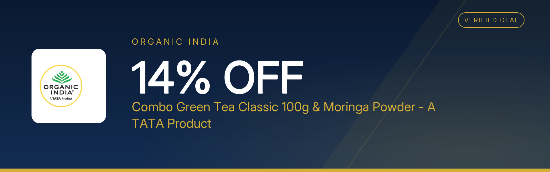 Combo Green Tea Classic 100g & Moringa Powder - A TATA Product at 14% Off