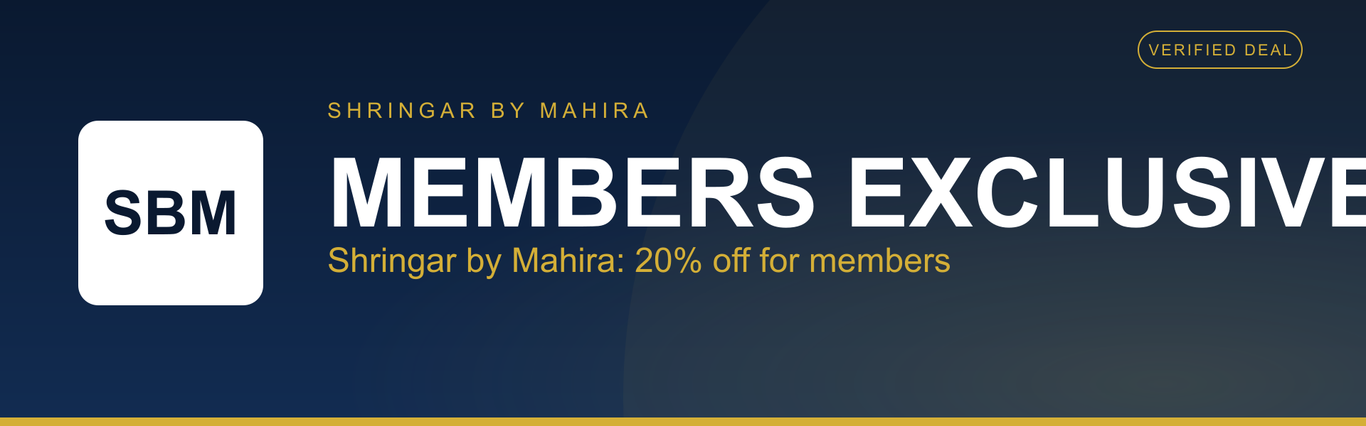Shringar by Mahira: 20% off for members
