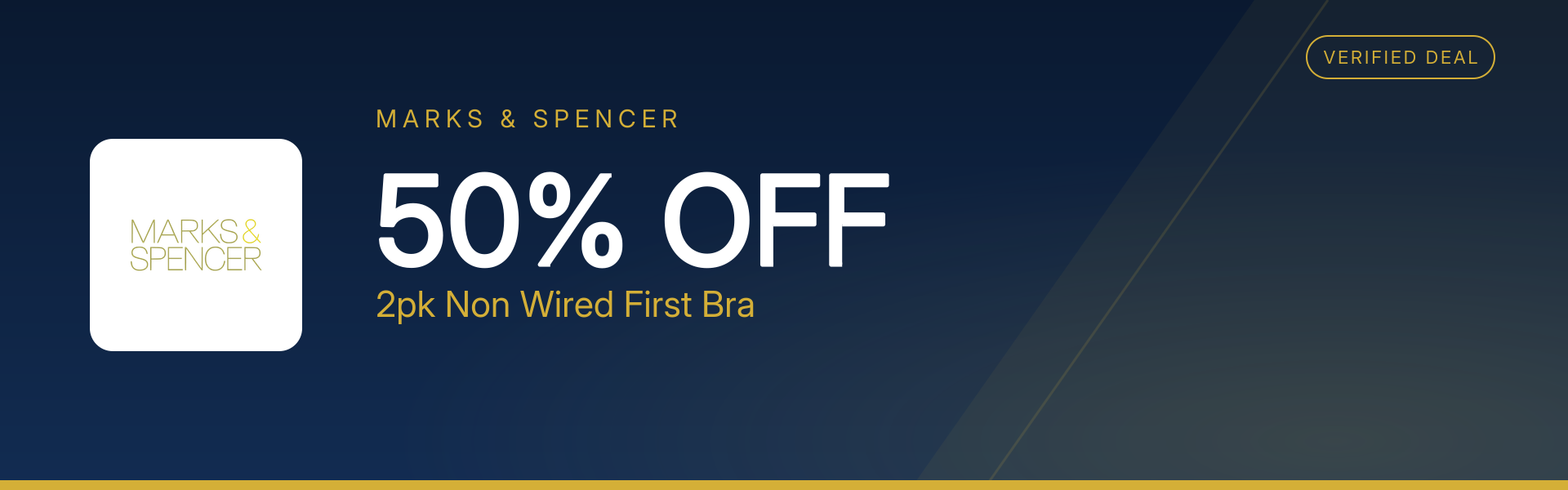 2pk Non Wired First Bra at 50% Off