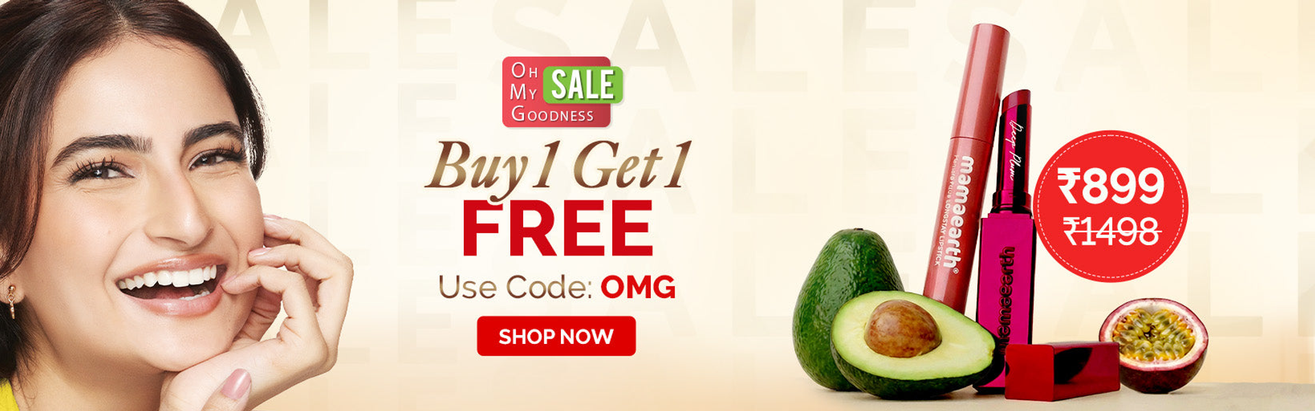 Buy 2 Get 2 Free with Code B2G2 at Mama Earth