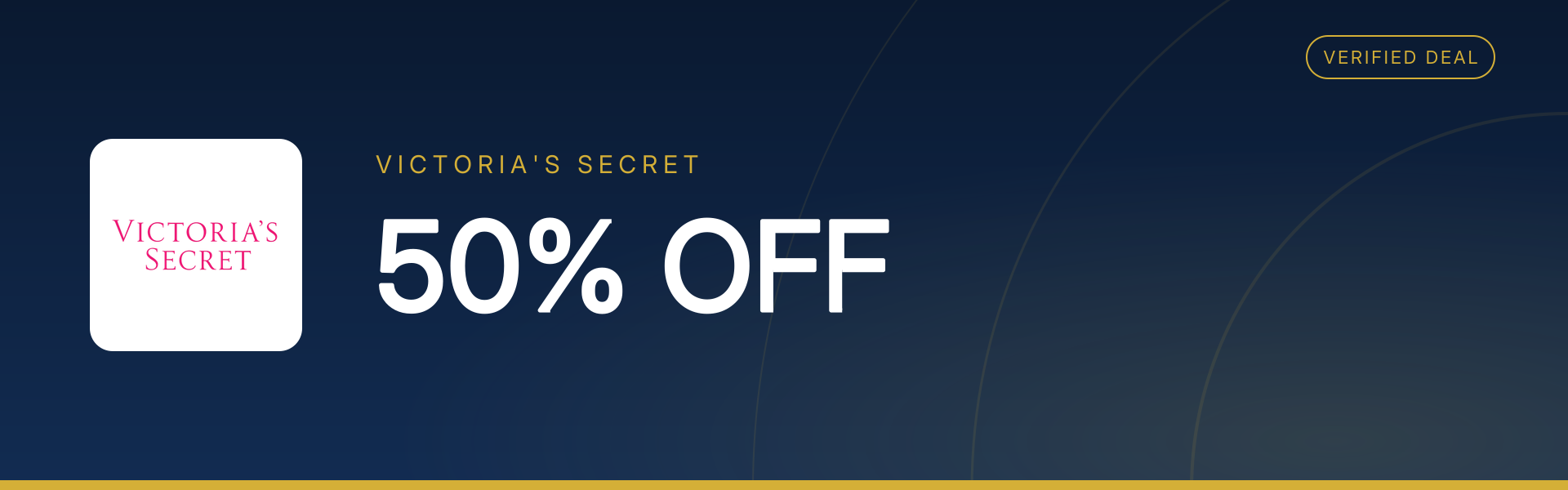 50% Off at Victoria's Secret