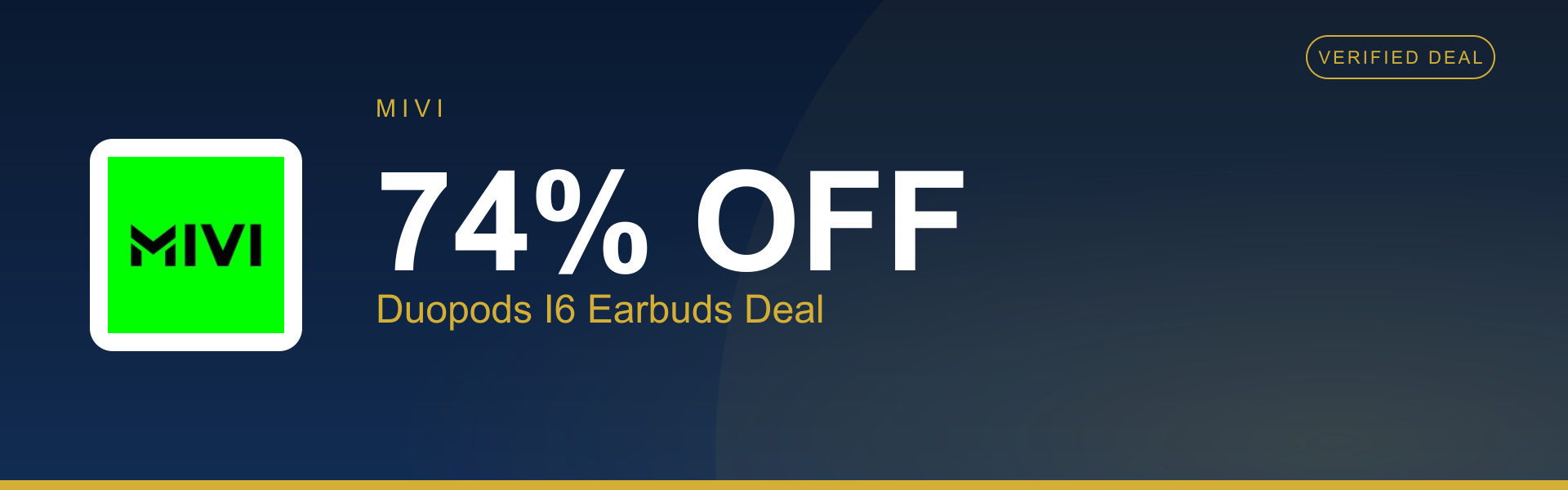 Duopods I6 Earbuds Deal