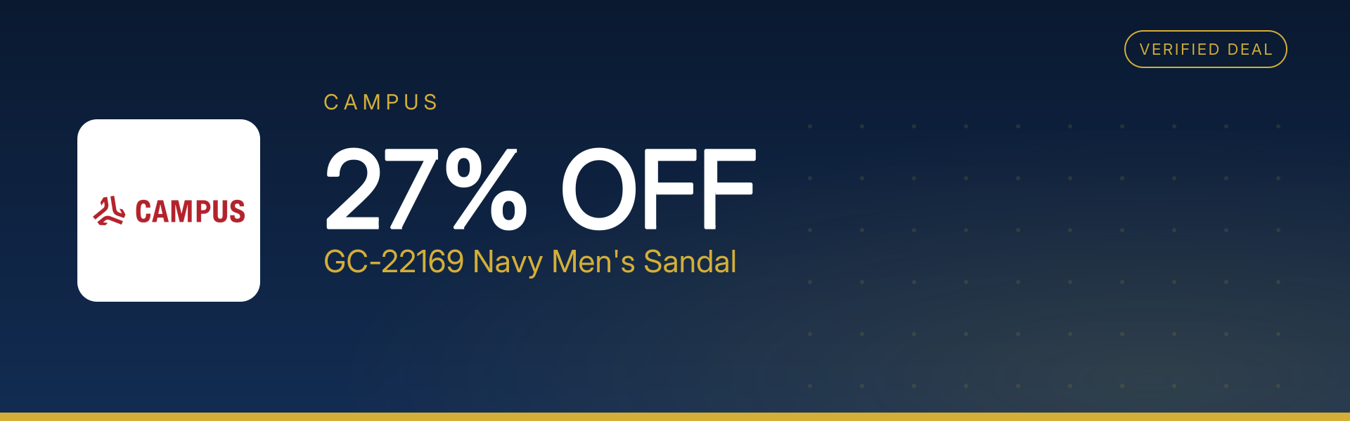 GC-22169 Navy Men's Sandal at 27% Off