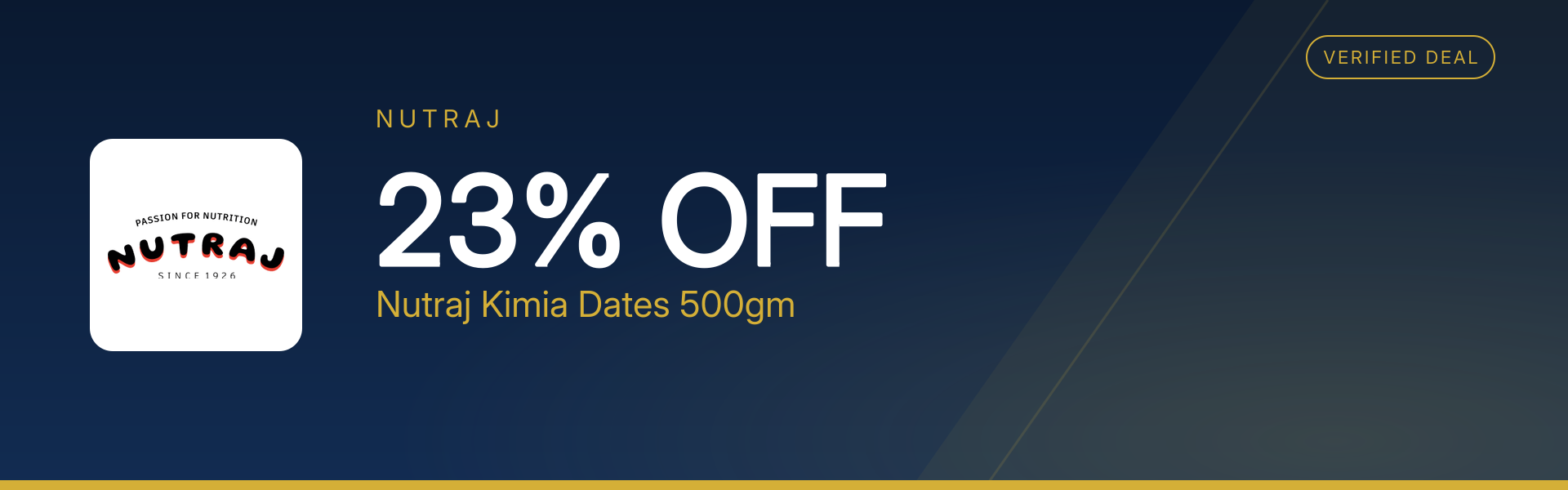 Nutraj Kimia Dates 500gm at 23% Off