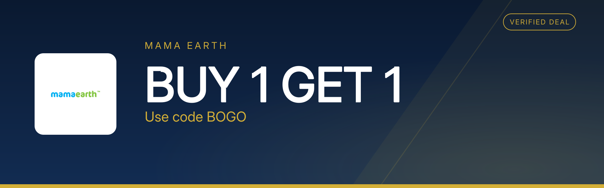 Buy 1 Get 1 Free at Mama Earth