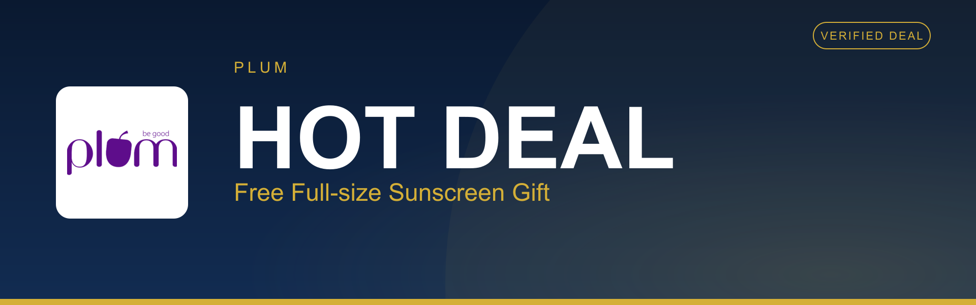 Free Full-size Sunscreen Gift