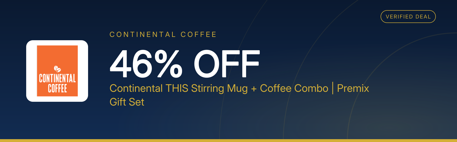 Continental THIS Stirring Mug + Coffee Combo | Premix Gift Set at 46% Off