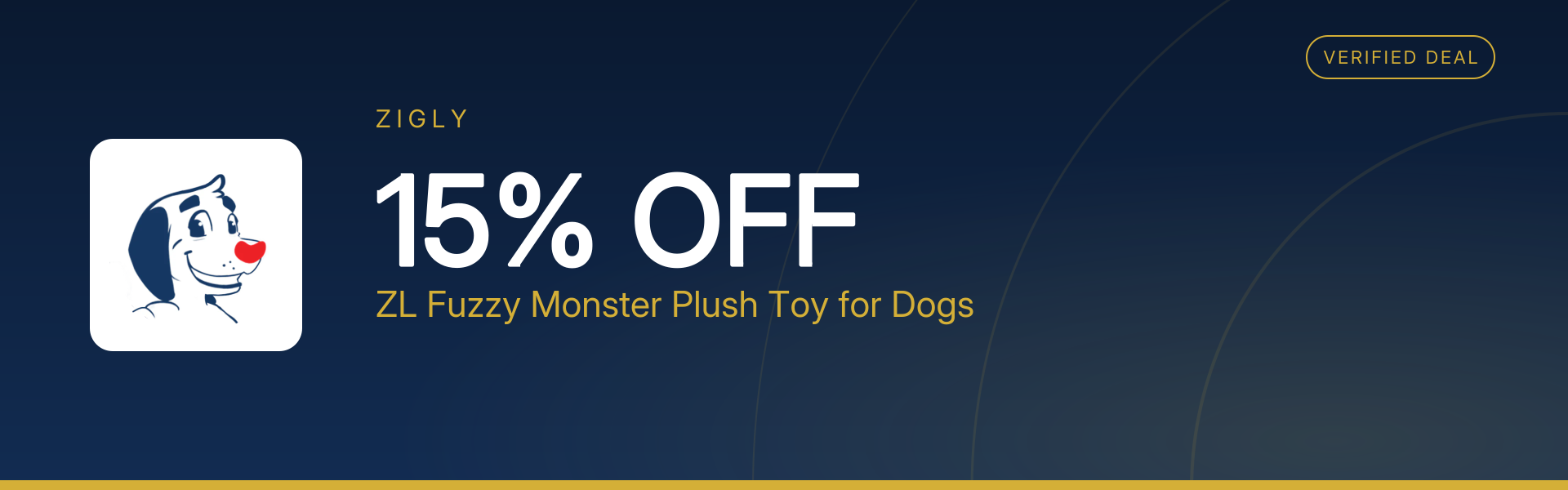 ZL Fuzzy Monster Plush Toy for Dogs at 15% Off