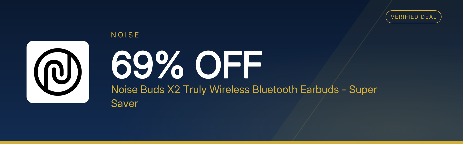 Noise Buds X2 Truly Wireless Bluetooth Earbuds - Super Saver at 69% Off