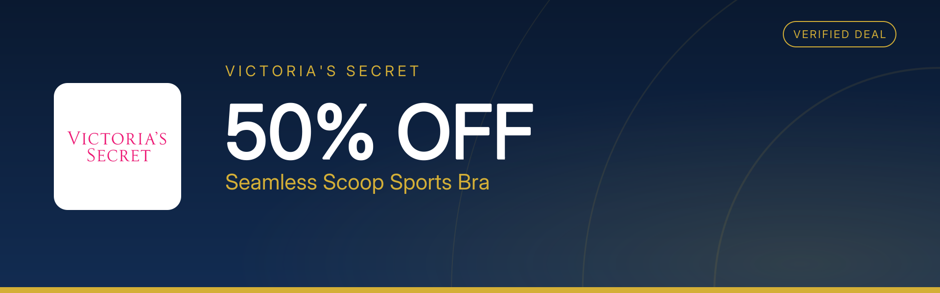Seamless Scoop Sports Bra at 50% Off