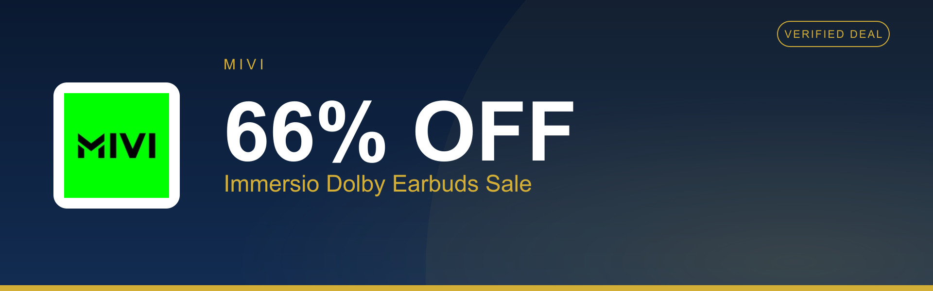Immersio Dolby Earbuds Sale