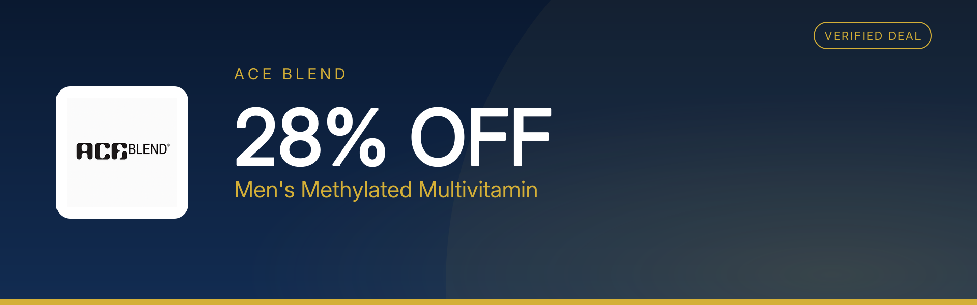 Men's Methylated Multivitamin at 28% Off