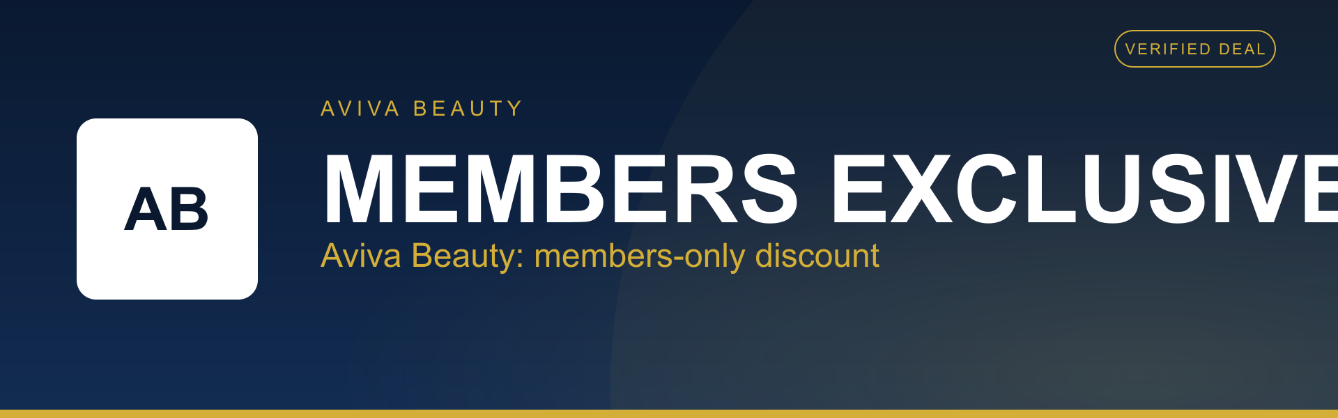 Aviva Beauty: members-only discount
