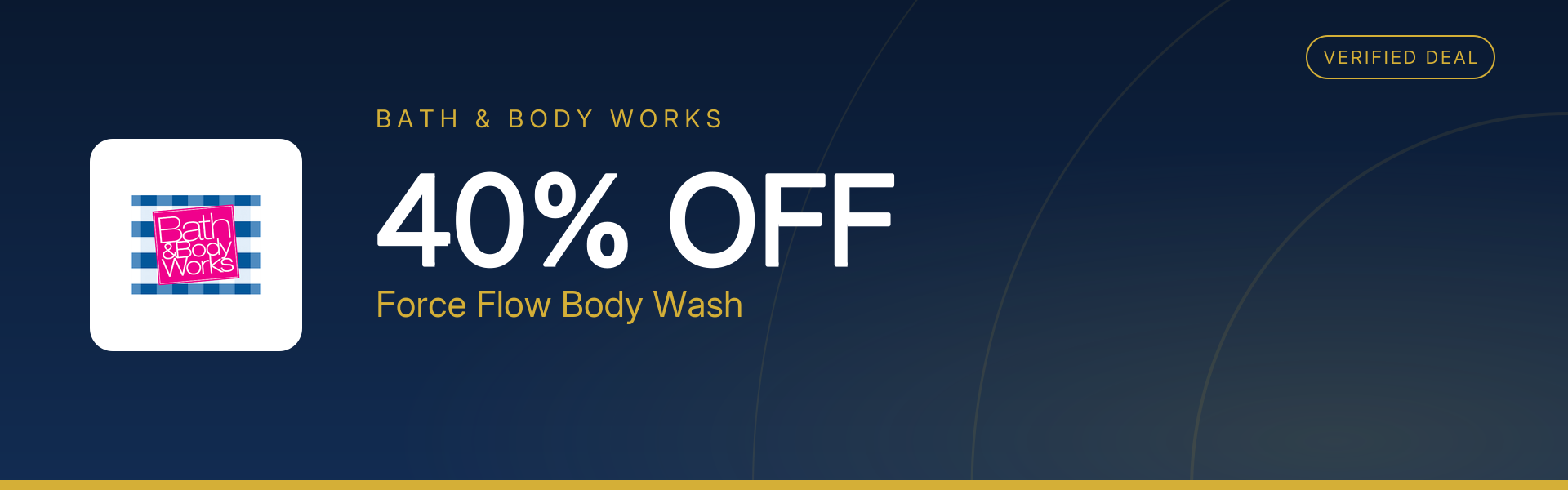 Force Flow Body Wash at 40% Off
