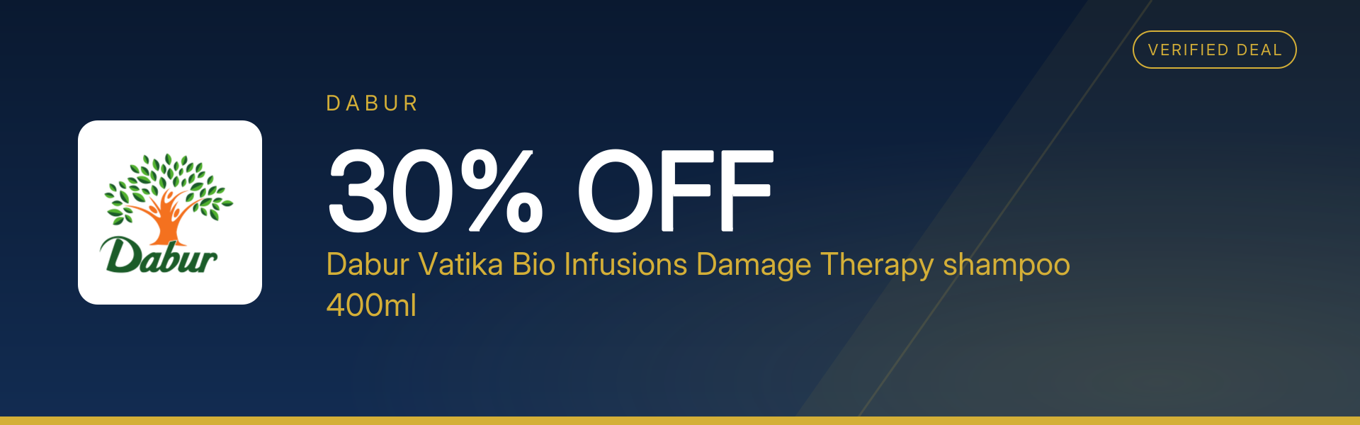 Dabur Vatika Bio Infusions Damage Therapy shampoo 400ml at 30% Off