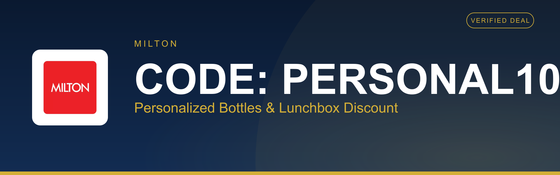 Personalized Bottles & Lunchbox Discount