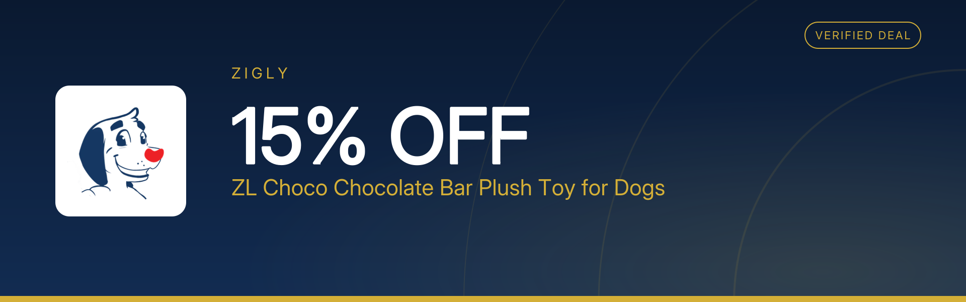 ZL Choco Chocolate Bar Plush Toy for Dogs at 15% Off
