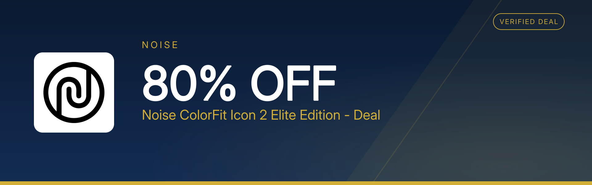 Noise ColorFit Icon 2 Elite Edition - Deal at 80% Off