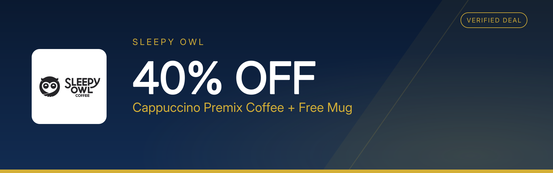 Cappuccino Premix Coffee + Free Mug at 40% Off