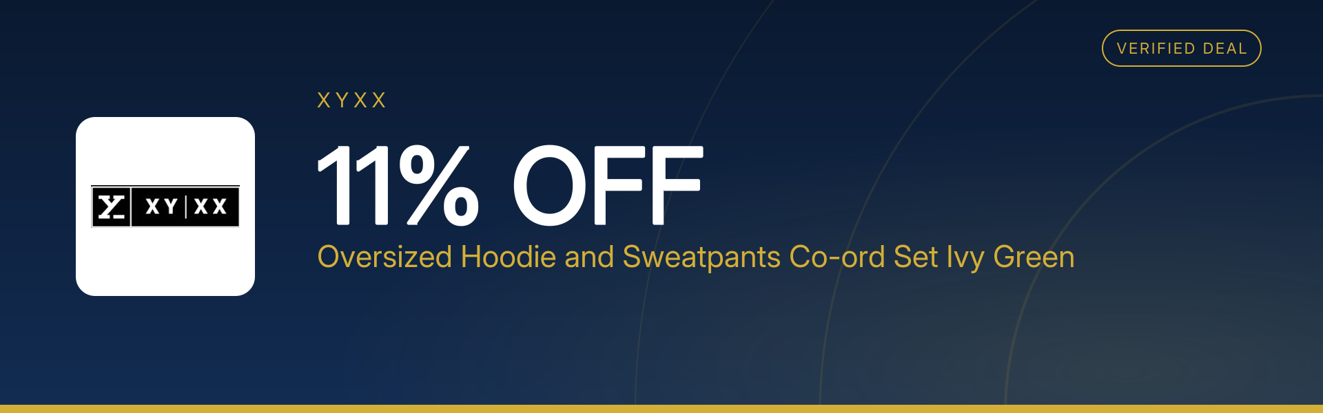 Oversized Hoodie and Sweatpants Co-ord Set Ivy Green at 11% Off