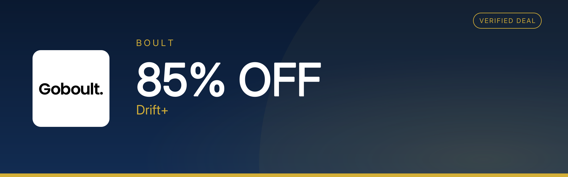 Drift+ at 85% Off