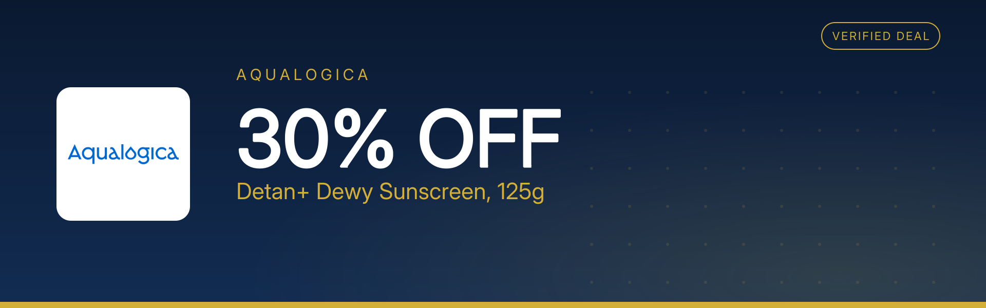 Detan+ Dewy Sunscreen, 125g at 30% Off