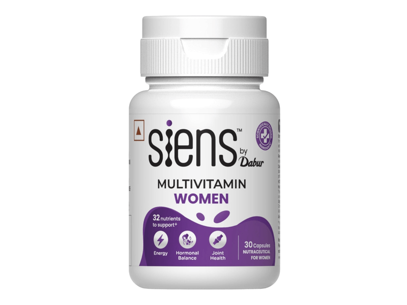 Siens By Dabur Multivitamin for Women | 32 nutrients to Overall Health, Energy, Hormonal balance & Joint at 33% Off product view