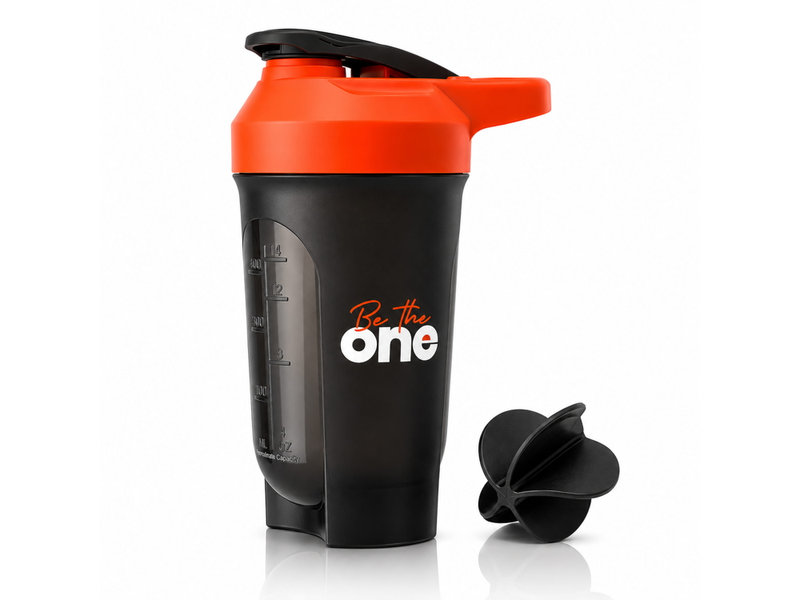 AS-IT-IS ONE Shaker Bottle 400ml | BPA Free, Leak Proof | With Mixer Ball & Measurement Marks at 31% Off product view