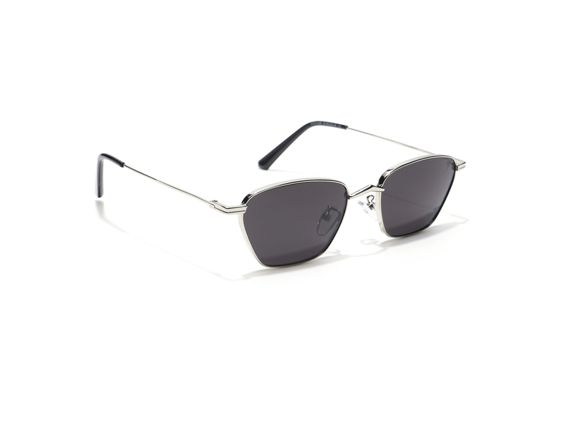 Arrow | Black Silver Retro Square Sunglasses - MG3456 at 63% Off product view