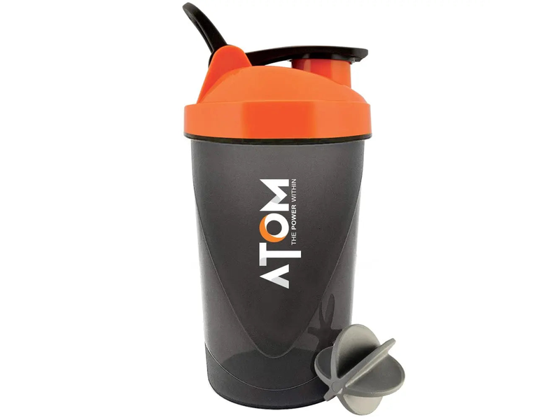 AS-IT-IS ATOM Shaker Bottle 470ml | With Mixer Ball & Scoop | Leak Proof at 30% Off product view